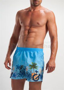 Enjoy Swimming in Gabriel Croissier Warren St. Square Cut Trunk Swimwear!